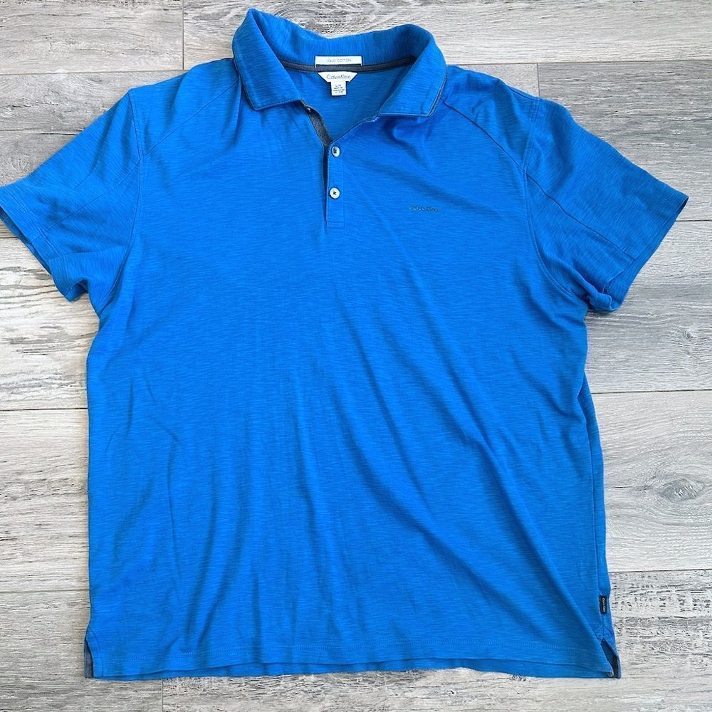 ✨3/$10✨ Calvin Klein Vibrant Blue Polo